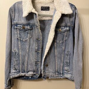 Articles Of Society Sherpa-Lined Denim Jacket